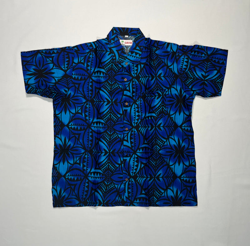 Traditional Polynesian Geometric Design Shirt