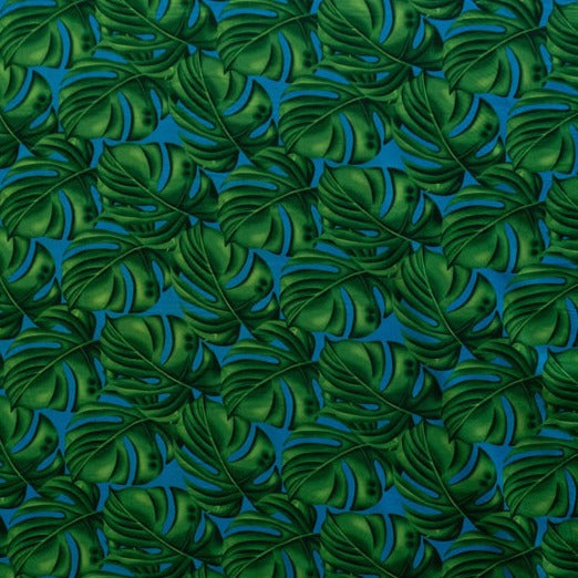 All Over Monstera Leaf | Polyester Fabric