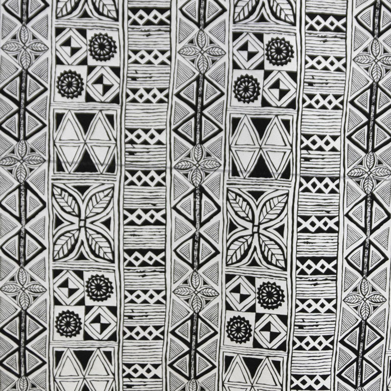 Traditional Polynesian Tapa Fabric | Polyester