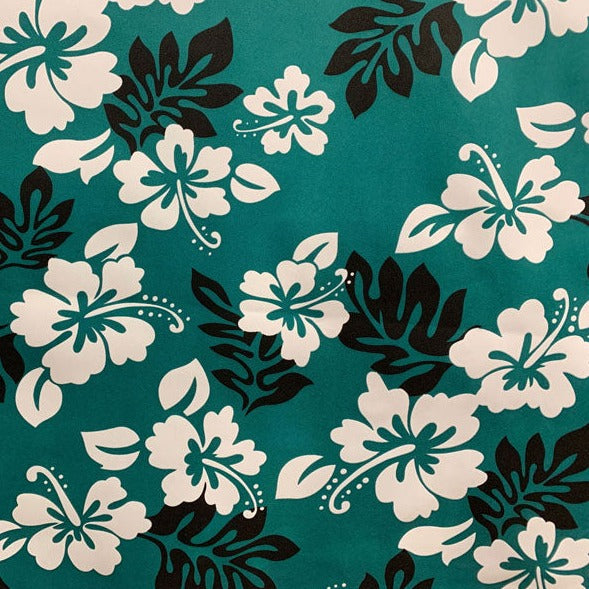 South Pacific Islander Flowers Fabric | Polyester