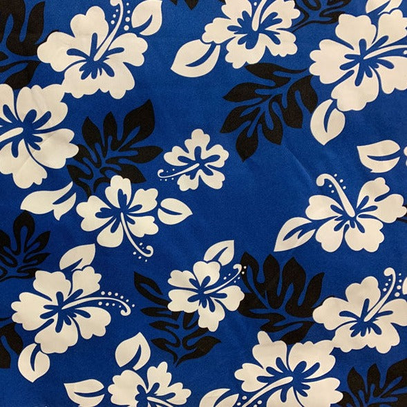 South Pacific Islander Flowers Fabric | Polyester