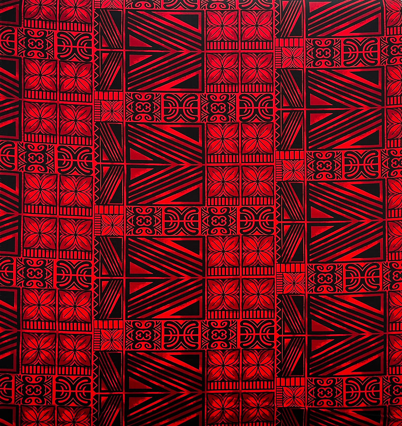 Traditional Polynesian Tapa Fabric | Light Barkcloth