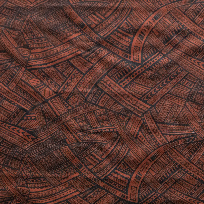 Traditional Polynesian Tattoo Fabric | Polyester