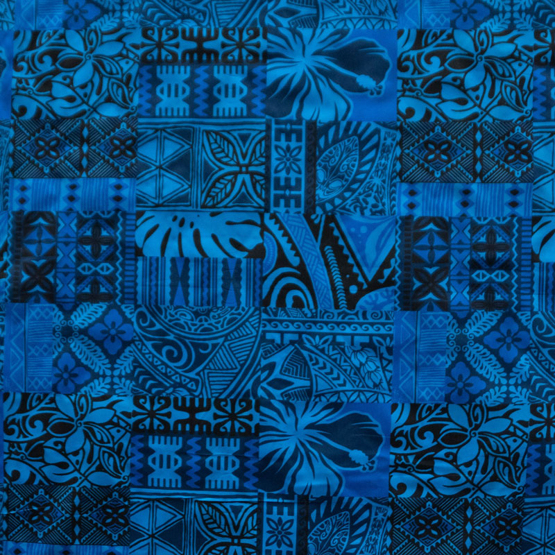 Traditional Polynesian Tapa design Fabric| Polyester