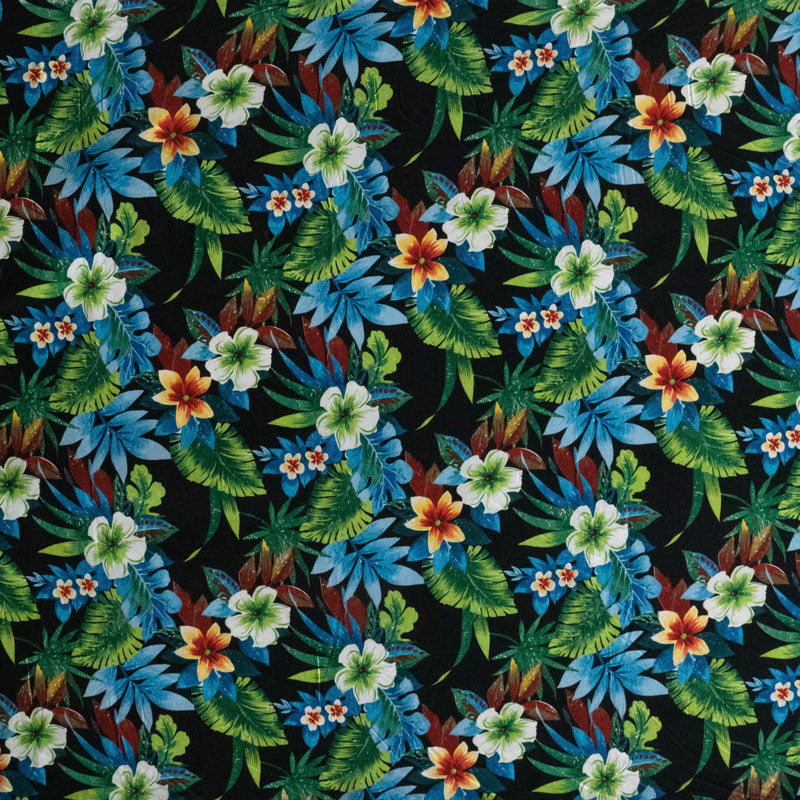 Tropical Garden Fabric | Peachskin