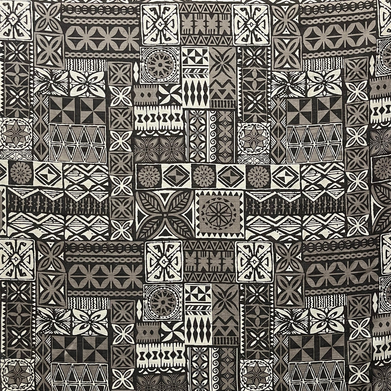 Polynesian Tapa Fabric | Light Barkcloth