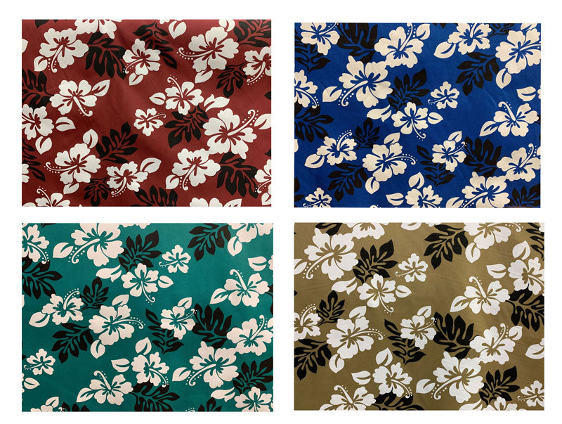 South Pacific Islander Flowers | Polyester Fabric