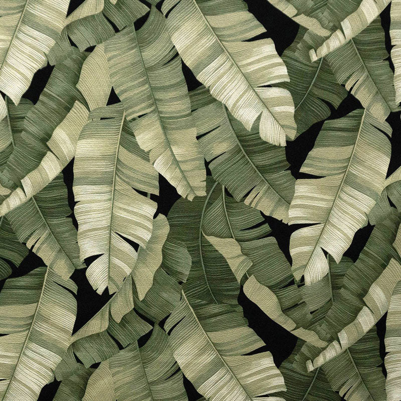 All Over Banana Leaf | Cotton Heavy-Barkcloth Fabric