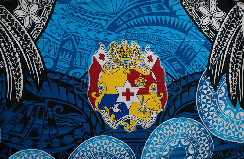 Kingdom of Tonga Seal Plumeria Tattoo design | Sarong Royal