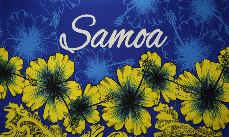 Hibiscus Samoa | Sarong BLue