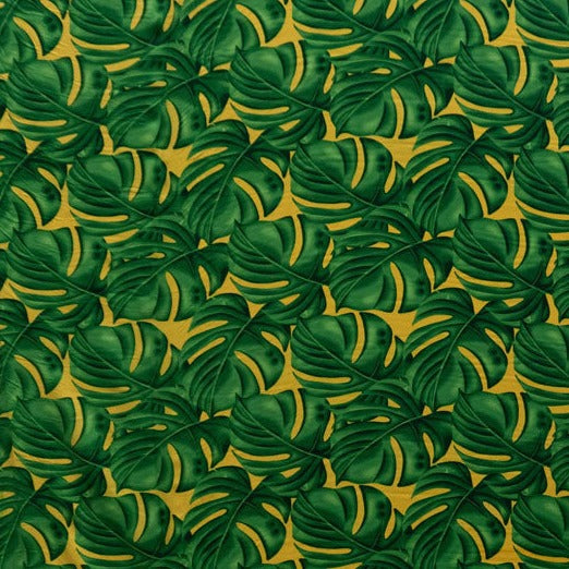 All Over Monstera Leaf | Polyester Fabric