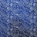 Traditional Polynesian Tattoo Hibiscus Design | Foil Fabric