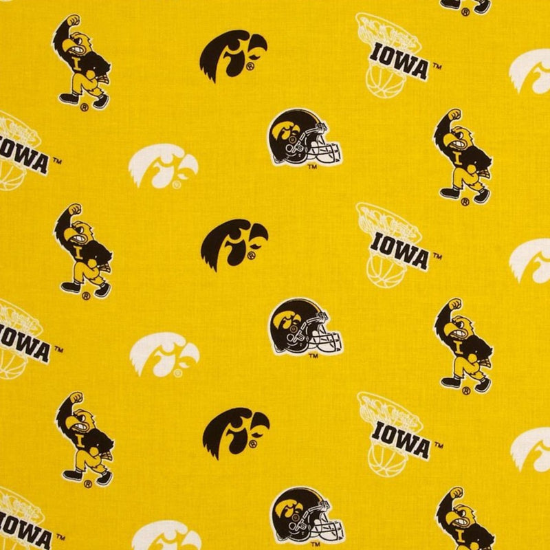 University of Iowa Hawkeyes | Cotton Fabric