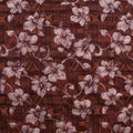 Hibiscus on Traditional Tapa design | Polyester Fabric