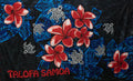 Talofa Samoa/Plumeria/Turtle Sarong