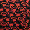 Traditional Polynesian Tapa Design | Polyester Fabric