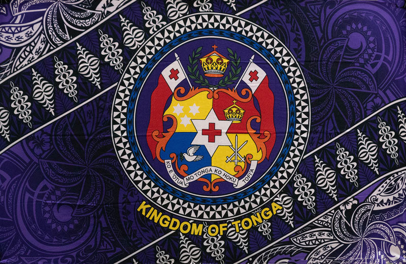 Kingdom of Tonga Seal Tribal  | Sarong Purple