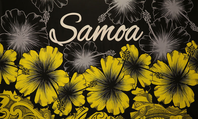 Hibiscus Samoa | Sarong BLack