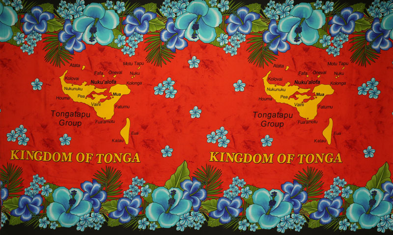 Kingdom of Tonga Islands | Sarong Red