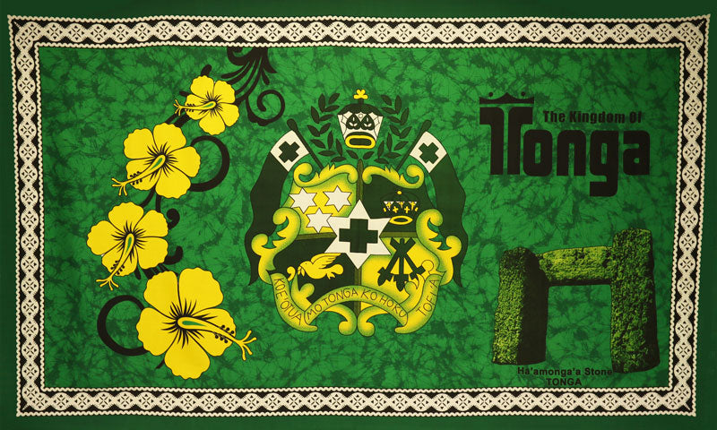 Kingdom of Tonga Ha’amonga ‘a Maui | Sarong Green