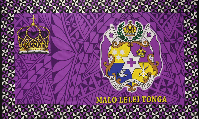 Malo Lelei Tonga Crown | Sarong Purple