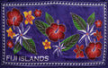 Fiji Islands Topical Flowers/Banana Leaf | Sarong Purple