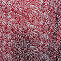 Traditional Polynesian Tattoo Hibiscus Design | Foil Fabric