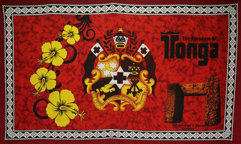 Kingdom of Tonga Ha’amonga ‘a Maui | Sarong Red