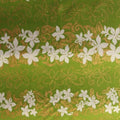 Tiare Garden | Glitter Polyester Fabric