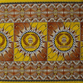 Tongan Seal Double Border | Cotton Light-Barkcloth Fabric