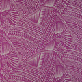 Traditional Polynesian Tattoo w/ Flower | Flocking Fabric