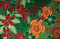 Hibiscus/Tiare/Turtle | Sarong Green