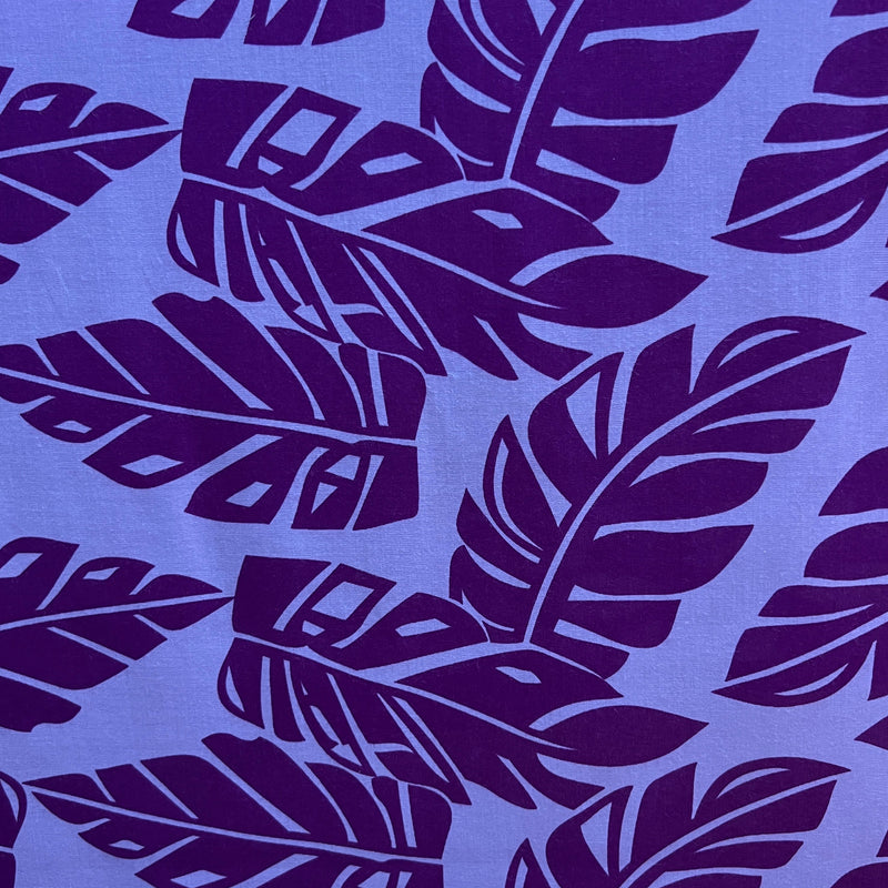 All Over Banana Leaf | Rayon Fabric