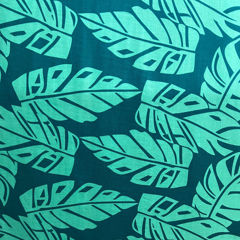 All Over Banana Leaf | Rayon Fabric