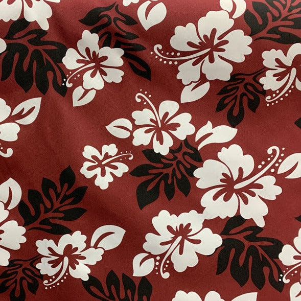 South Pacific Islander Flowers | Polyester Fabric