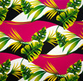 Split Leaf & Palm | Cotton Poplin Fabric