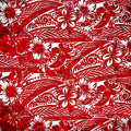Hibiscus Hawaiian Gardenia | Cotton Fabric
