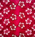 Plumeria Traditional Tattoo background | Peachskin Fabric