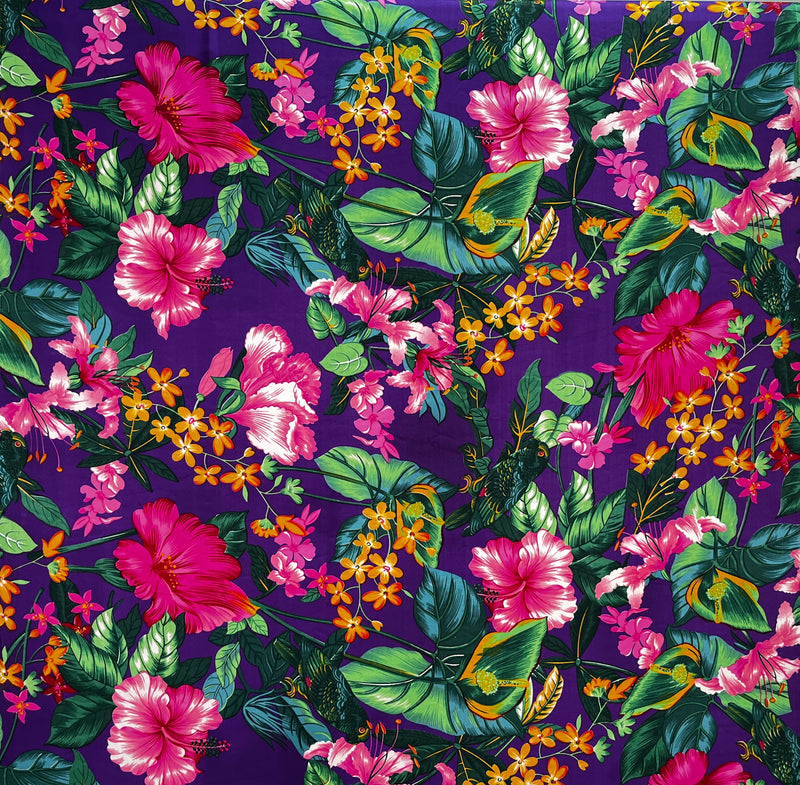 Tropical Garden | Peachskin Fabric