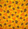 Sea Turtles w/ Traditional Polynesian Tattoo Patches | Rayon Fabric