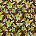 Plumeria/Palm | Rayon Fabric Green