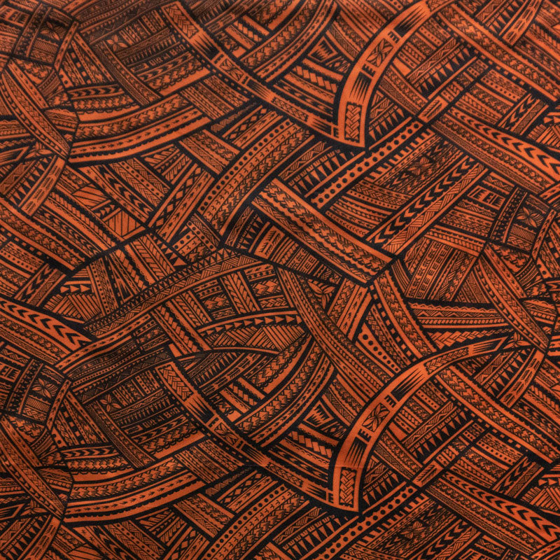 Traditional Polynesian Tattoo | Polyester Fabric