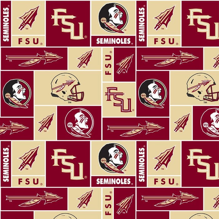 Florida State Seminoles | Fleece Fabric Block