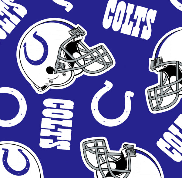 Indianapolis Colts | Fleece Fabric All Over