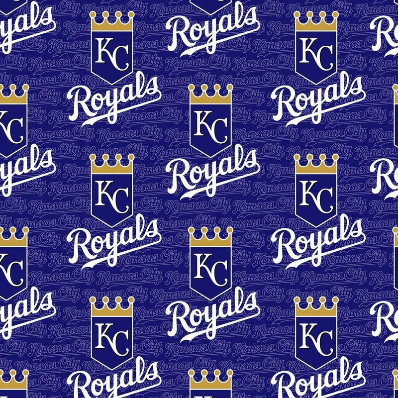 Kansas City Royals | Cotton Fabric Royal Blue