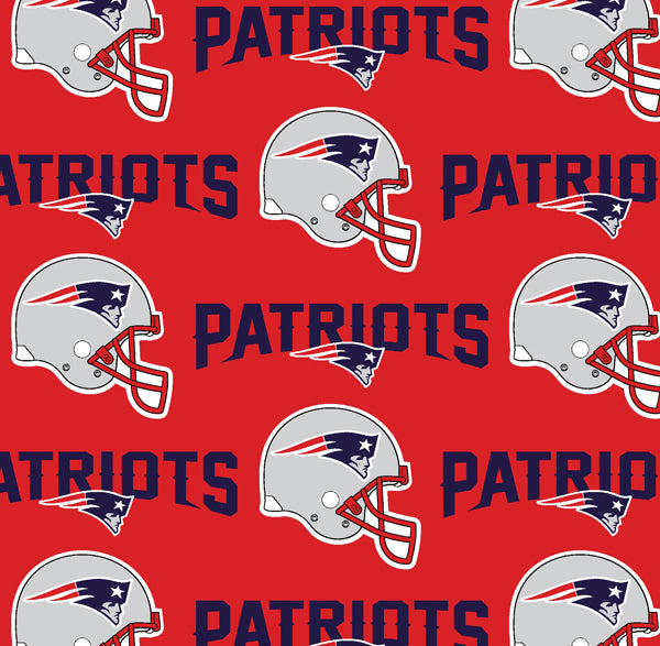 New England Patriots | Fleece Fabric Red