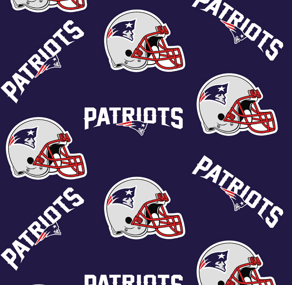 New England Patriots | Fleece Fabric BLue