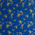 Swimming Turtles | Peachskin Fabric royal